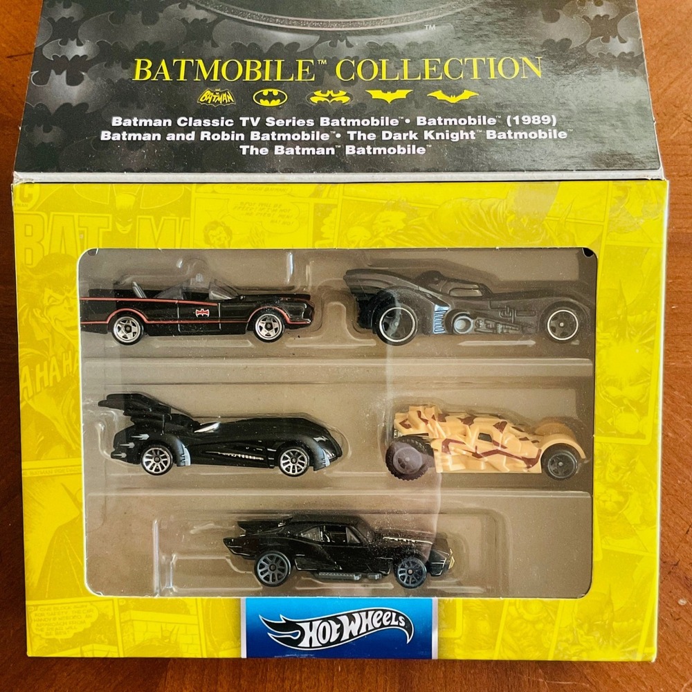 Hot Wheels Batman 85 Years Batmobile Collection 5 set JBG93 2023 85th Anniv. NEW